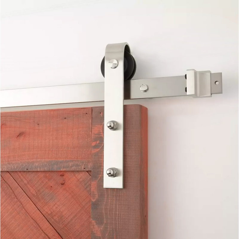 TOPSON Stainless Steel Standard Double Door Barn Door Hardware Kit